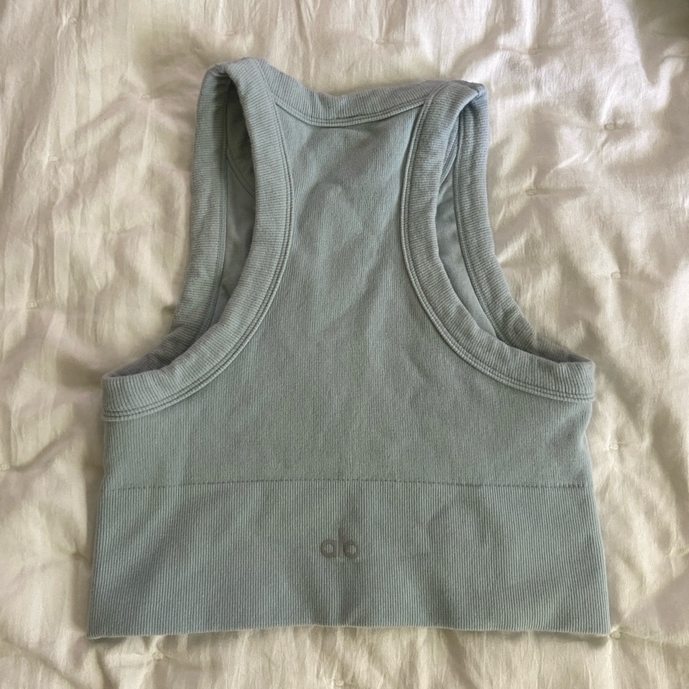 Powder blue alo yoga top